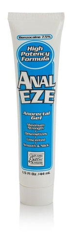 Anal Eze Adult Gel 44ml by California Exotics - Delay and Excite Sprays