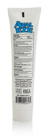 Anal Eze Adult Gel 44ml by California Exotics - Delay and Excite Sprays