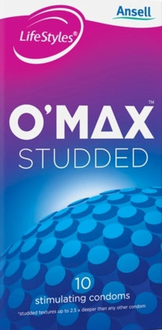 LifeStyles O-Max Condoms 10 Pack by Ansell - Condoms