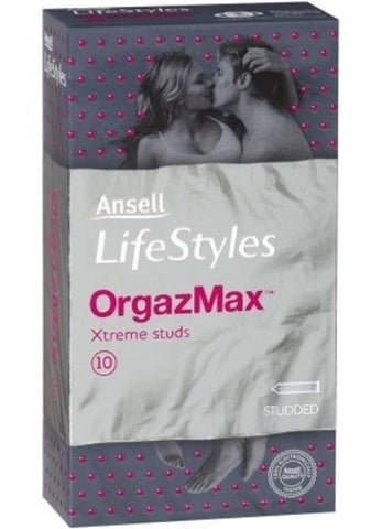 Lifestyles Orgazmax Condoms Textured by Ansell - Condoms