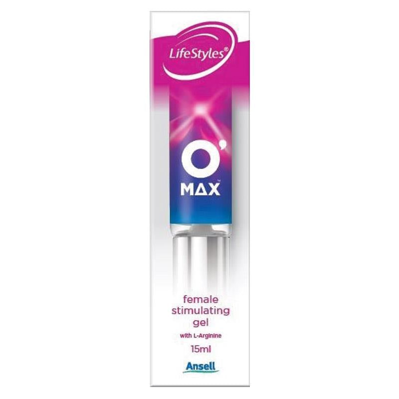 Ansell O Max Gel 15ml - - Delay and Excite Sprays