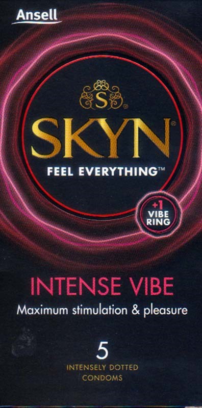 Ansell Skyn Intense Vibe Condoms - - Condoms