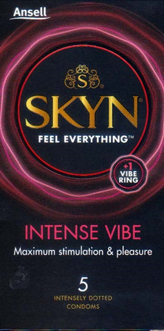 Skyn Intense Vibe Condoms Vibrating by Ansell - Condoms