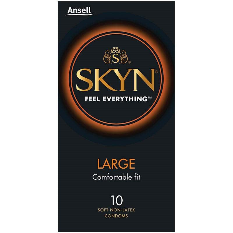 Ansell SKYN Large Non Latex Condoms 10 pack - - Condoms