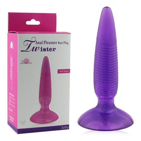 Twister Vibrating Butt Plug Pink by Aphrodisia - Butt Plugs
