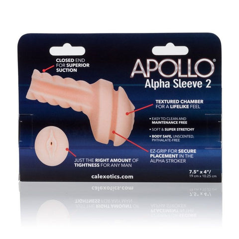 Apollo Alpha Men's Stroker Sleeve 2 by California Exotics - Pumps, Extenders and Sleeves