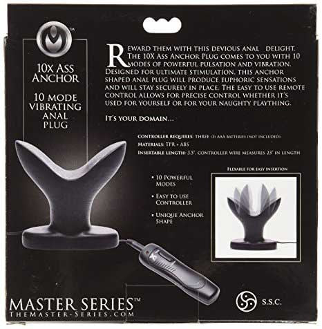 Ass Anchor Remote Control Vibrating Anal Plug by XR Brands - Anal Vibrators