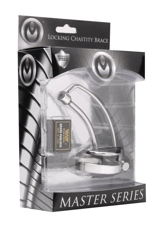 Asylum Locking Chastity Brace - - Male Chastity