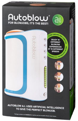 Autoblow A.I. Machine Hands-Free Male Masturbator - Masturbators and Strokers
