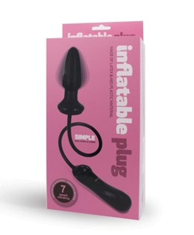 Automatic Inflatable Latex And Abs Butt Plug - Butt Plugs