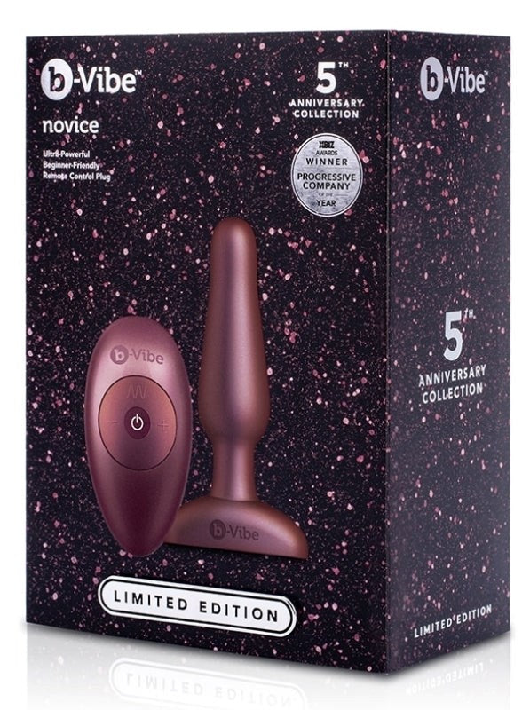 b-Vibe Novice Galaxy Plum Limited Edition - - Anal Vibrators