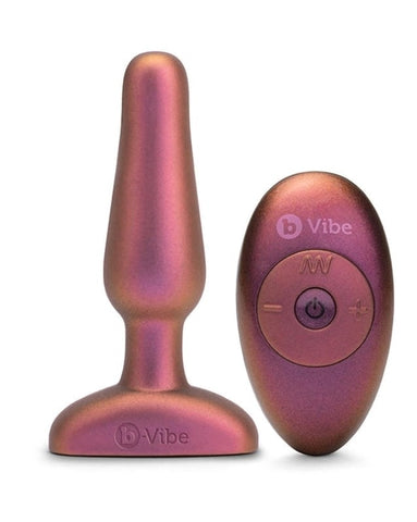 B-Vibe Novice Galaxy Plum Remote Control by B-Vibe - Anal Vibrators