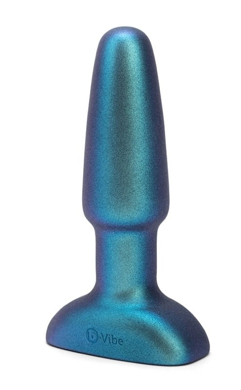 b-Vibe Rimming Plug 2 Space Teal Limited Edition - - Anal Vibrators