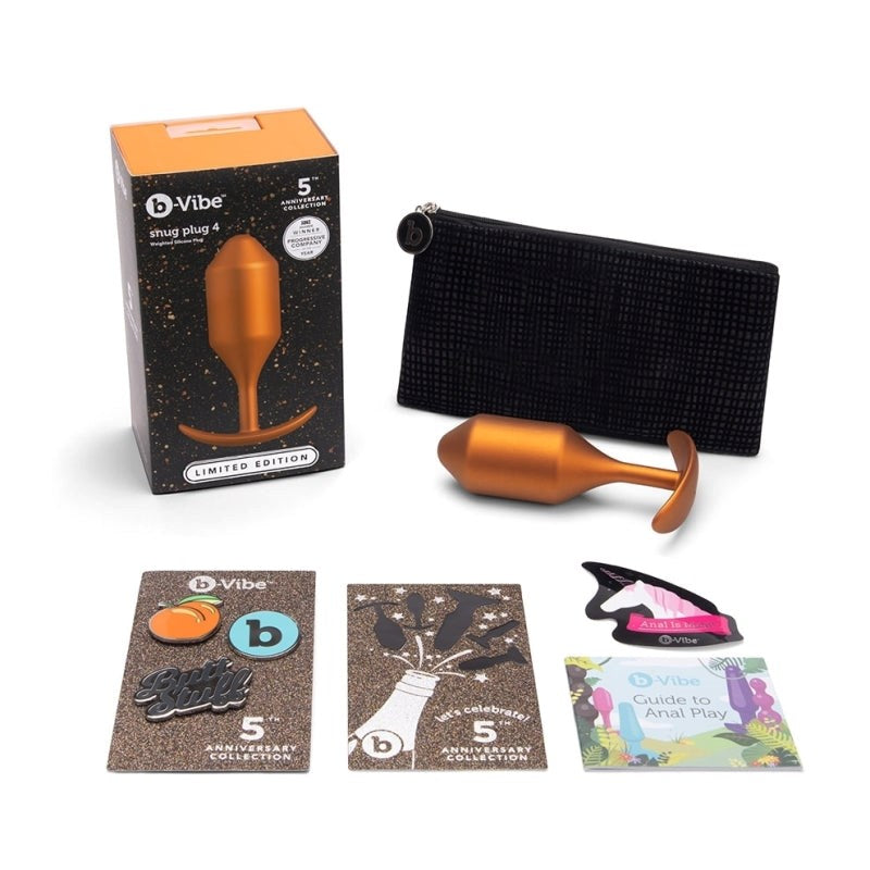 b-Vibe Snug Plus Sunburst Limited Edition 4 - - Butt Plugs