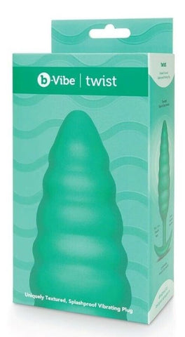 Zoe Ligon Collection Twist Ribbed Texture Plug by B-Vibe - Butt Plugs