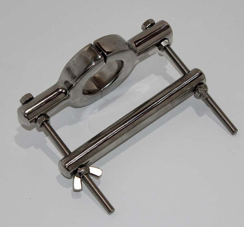 Ball Stretcher and Crusher by Hell's Couture - Ball and Cock Toys