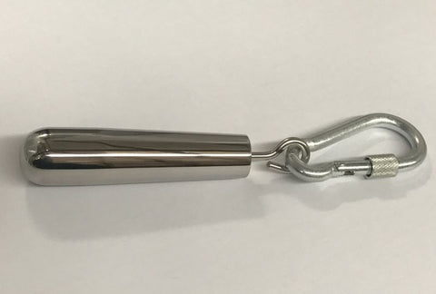 Ball Stretcher Weight With Karabiner Leather - Ball and Cock Toys
