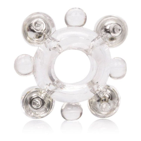 Erection Enhancer Cock Ring with Beads - Stretchy Cock Rings