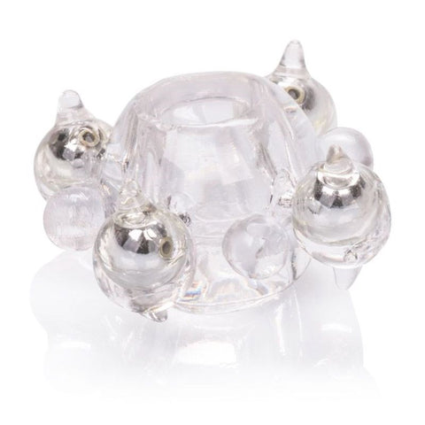 Erection Enhancer Cock Ring with Beads - Stretchy Cock Rings