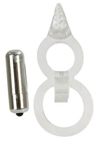 Vibrating Dual Support Enhancer Cock Ring - Cock Rings