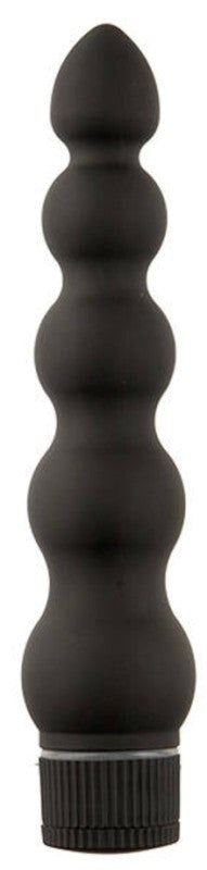 Black Magic 7 inch Ribbed Vibrator - - Anal Vibrators