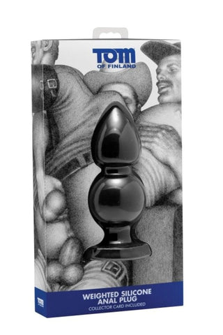 Black Silicone Suction Cup Anal Plug by XR Brands - Butt Plugs