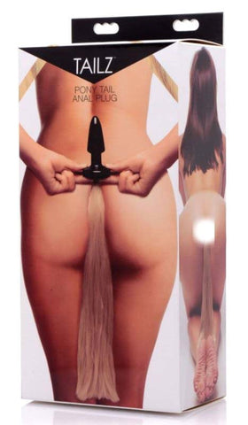 Blondie Pony Tail Butt Plug by XR Brands - Butt Plugs