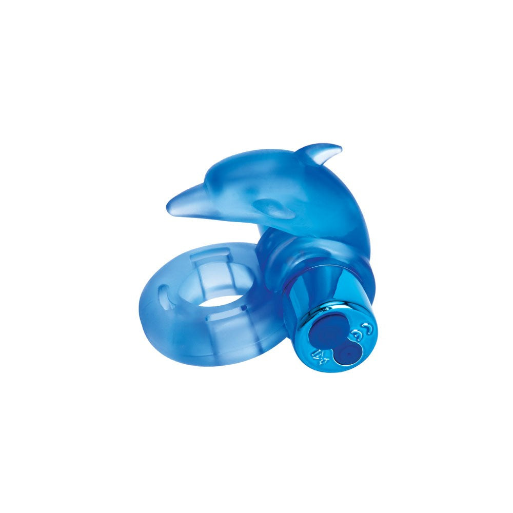 Bodywand Rechargeable Dancing Dolphin Ring - - Vibrating Cock Rings