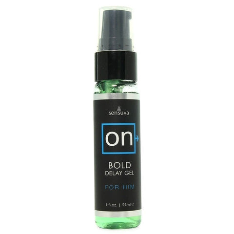 Bold Delay Gel Benzocaine Formula for Men by Sensuva On - Delay and Excite Sprays