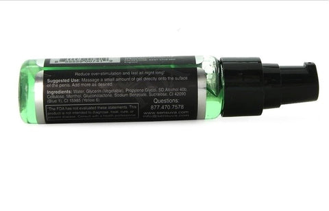 Bold Delay Gel Benzocaine Formula for Men by Sensuva On - Delay and Excite Sprays
