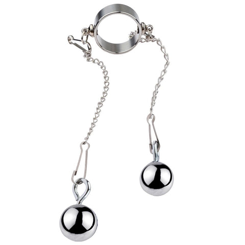 Bondage Play Penis Ring With Balls by BDStyle - Cock Rings