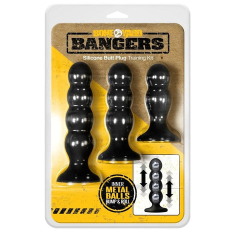 Bangers Silicone Ass Training Butt Plug Kit - Butt Plugs