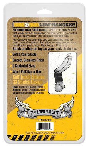 Low Hangers Silicone Ball Stretcher Kit by C1R Releasing - Ball and Cock Toys