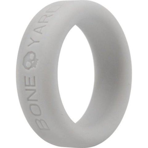 Boneyard Silicone Cock Ring Grey 30MM by C1R Releasing - Cock Rings