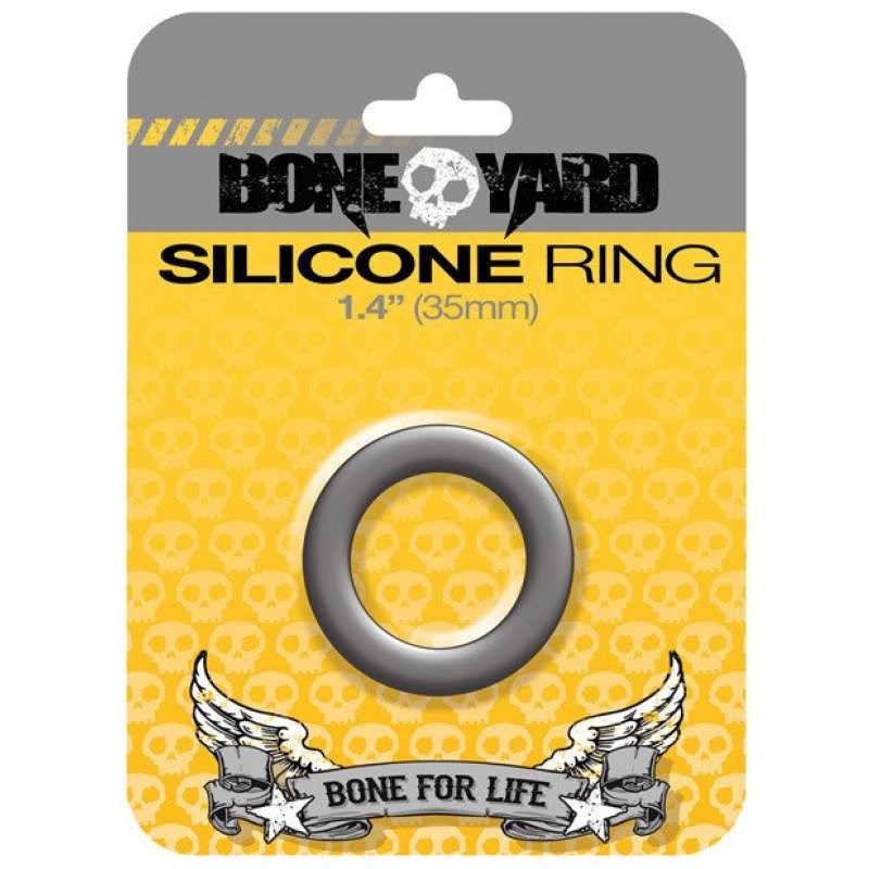Boneyard Silicone Ring Grey 35MM - - Cock Rings