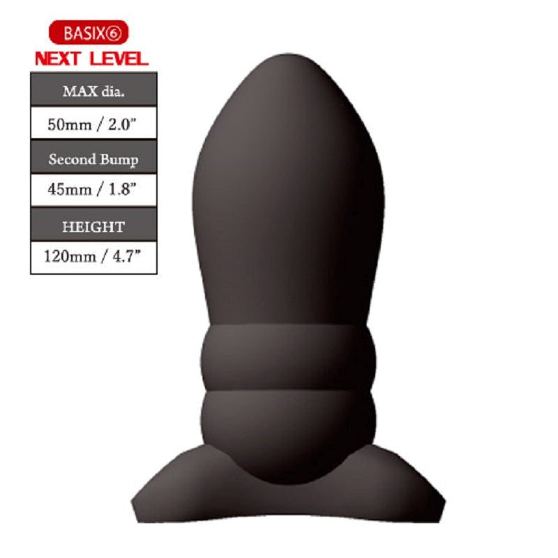 Boss Silicone Basix Anal Plug Level 6 - - Butt Plugs