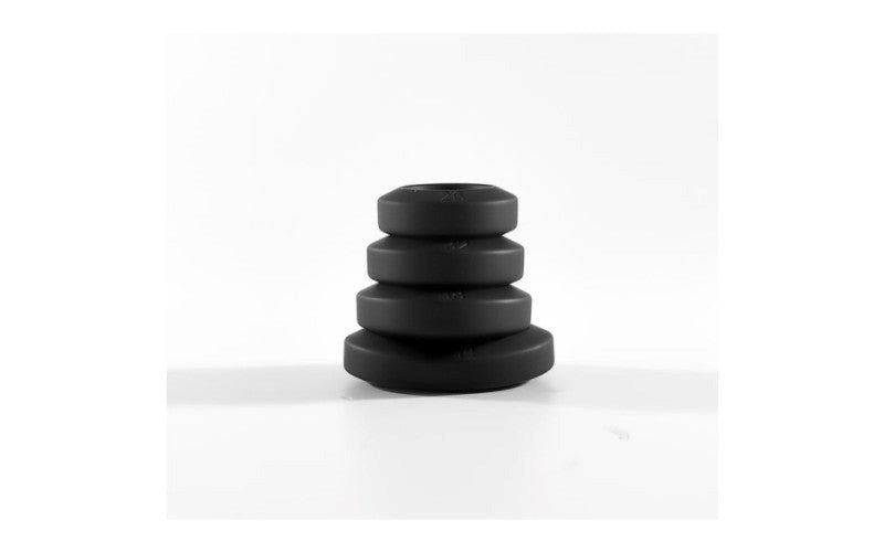 Brutus Big Bulge Silicone Cock Ring 4 Pc Set - - Cock Ring Set