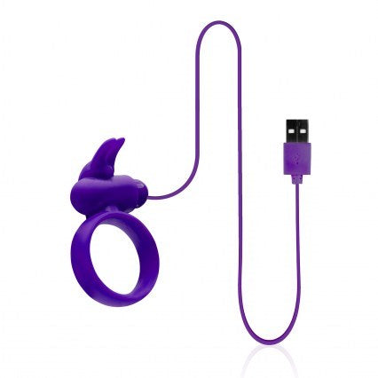 Buckle Up USB Silicone Rabbit Cockring - - Cock Rings