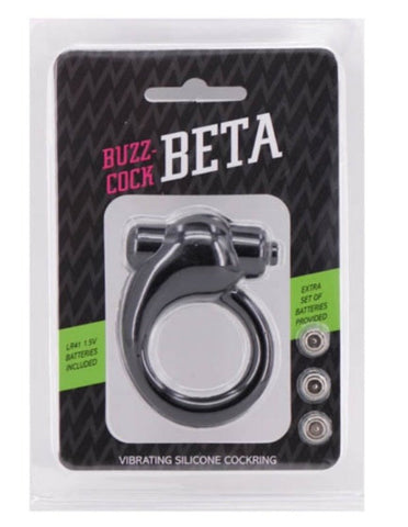 Buzz Cock Beta Vibrating Silicone Cock Ring - Vibrating Cock Rings