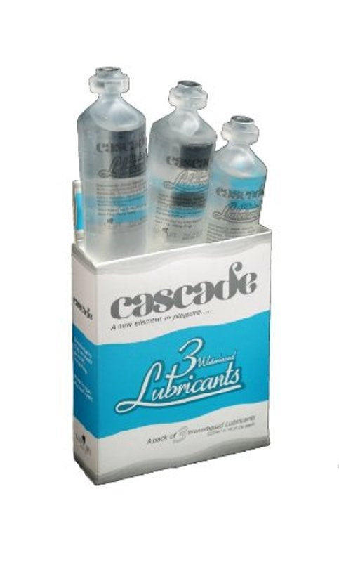 Cascade Cartridge Triple Pack Water Based Lubricants 22ml - - Lubricants & Lotions