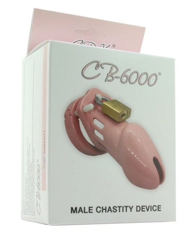 CB-6000 Cock Cage Set Pink - - Male Chastity