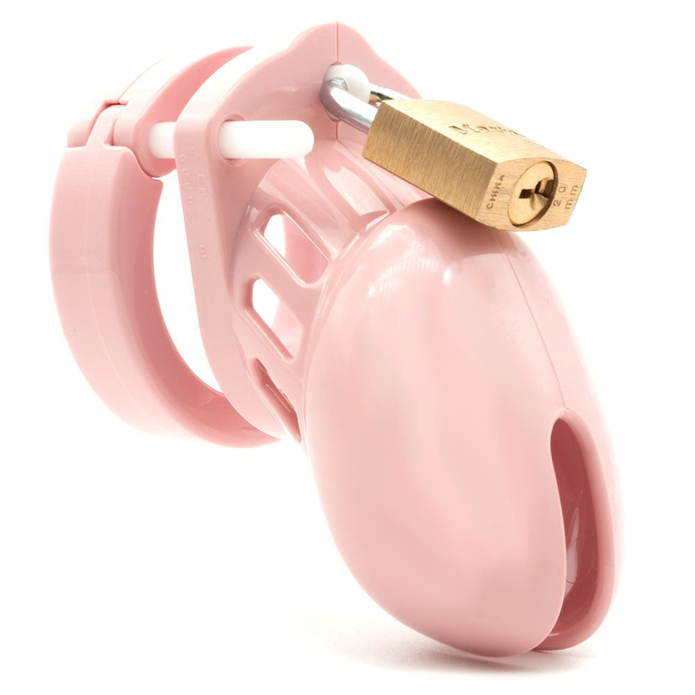 Cb-6000s Chastity Cock Cage Kit - Pink - - Male Chastity