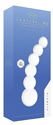 Chrystalino Planets White Butt Plug by Shots Toys - Butt Plugs