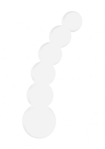 Chrystalino Planets White Butt Plug by Shots Toys - Butt Plugs