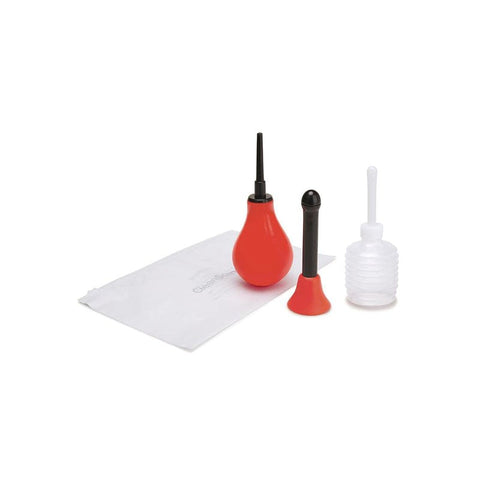 CleanScene Anal Douche Set with & Flared Tips Capacity - Enemas and Douches