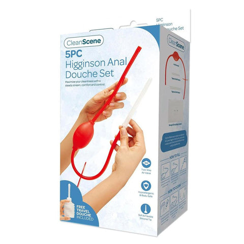 CleanScene Higginson Anal Douche Set Includes Free Travel - Enemas and Douches