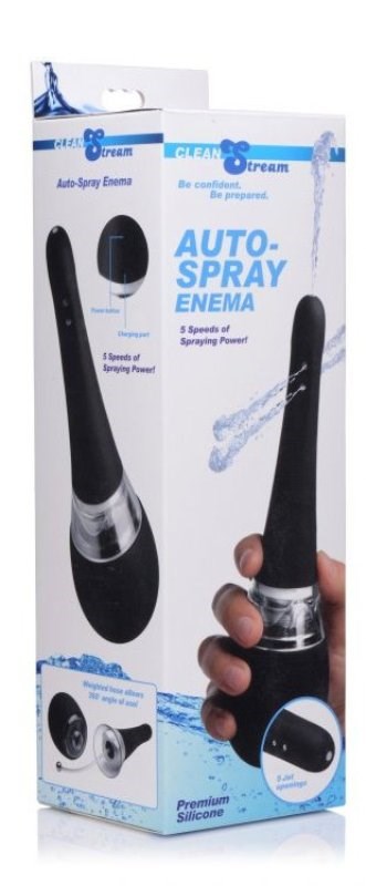 CleanStream Electric Auto-Spray Enema Bulb - - Anal Cleansing