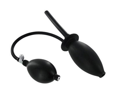 CleanStream Inflatable Enema Plug Black - - Enemas and Douches