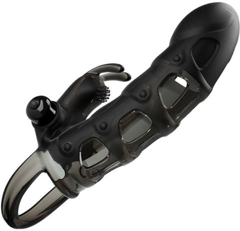 Cock Sleeve Cuper Black Waterproof Penis Sleeve by Baile - Pumps, Extenders and Sleeves