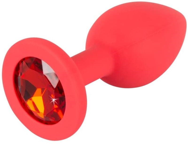 Colorful Joy Jewel Red Plug Small - - Butt Plugs